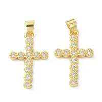 Brass Cubic Zirconia Pendant