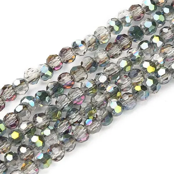 Electroplate Glass Beads Strands