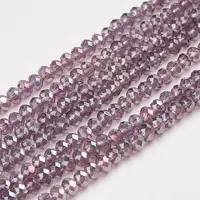 Electroplate Glass Beads Strands