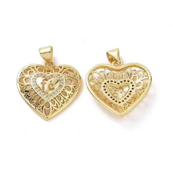 Brass Cubic Zirconia Pendants