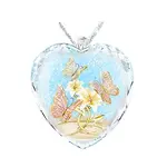 Heart Glass Pendant Necklaces