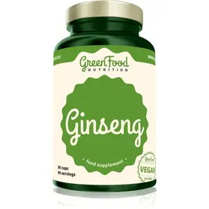 GreenFood Nutrition Ginseng kapsle s ženšenem 115 g
