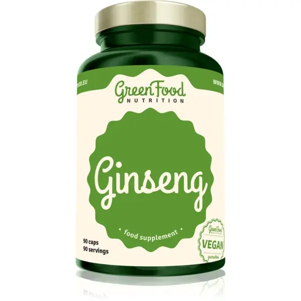 GreenFood Nutrition Ginseng kapsle s ženšenem 115 g