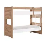 Patrová postel 90x200 brian - dub/bílá