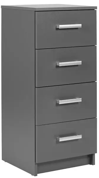 4-zásuvková komoda wren - šedá