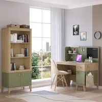 Studijní kout habitat - dub/zelená