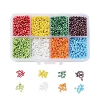 1 Box 8/0 Glass Seed Beads Round  Loose Spacer Beads