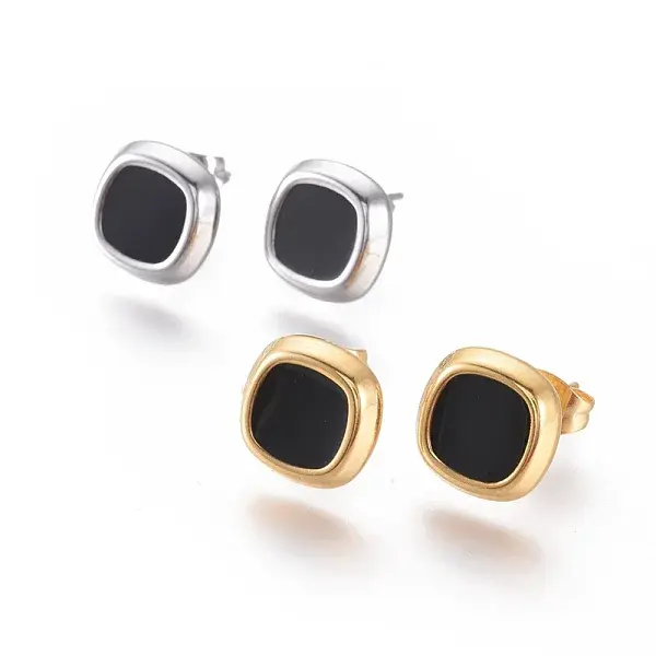 304 Stainless Steel Stud Earrings