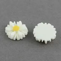 Flatback Hair & Costume Accessories Ornaments Resin Flower Daisy Cabochons