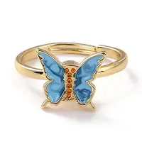 Butterfly Fidget Ring for Anxiety Stress Relief