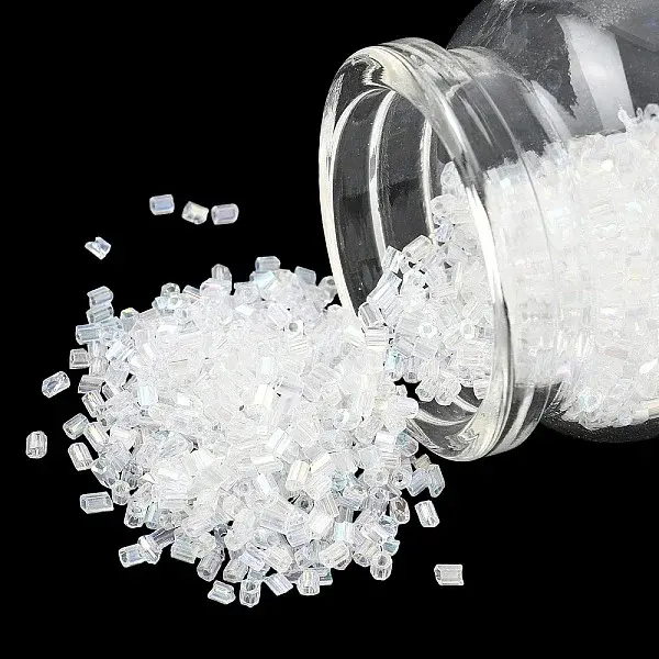 11/0 Two Cut Glass Seed Beads