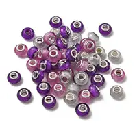 Faceted Resin European Beads