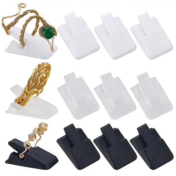 39Pcs 3 Styles Plastic Ring Holder