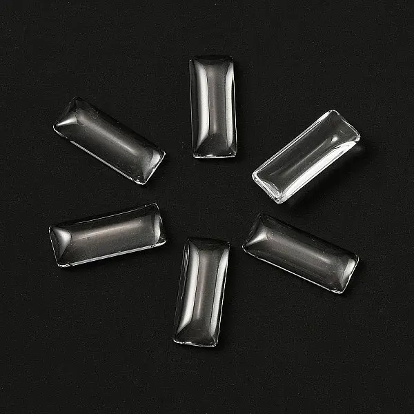 Transparent Glass Cabochons