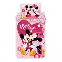 Povlečení mickey a minnie in love micro