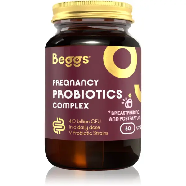 Beggs Pregnancy Probiotics Complex kapsle pro podporu imunity a zažívání pro těhotné a kojící ženy 60 cps