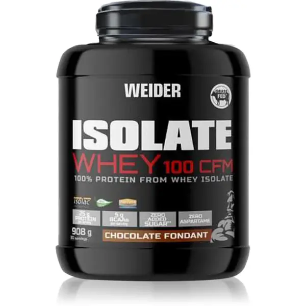 Weider Isolate Whey 100 CFM syrovátkový izolát příchuť Chocolate Fondant 908 g