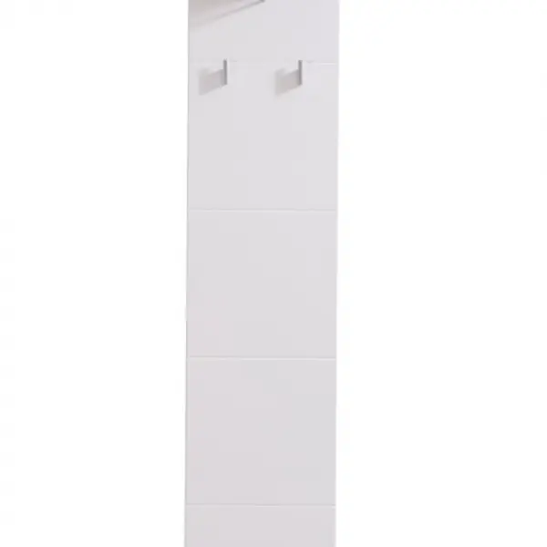Vešiakový panel falka ii - biela/dub šedý