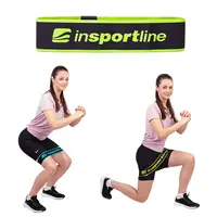 Posilovací smyčka inSPORTline Hiplop S 60x6 cm / 13 kg zelená