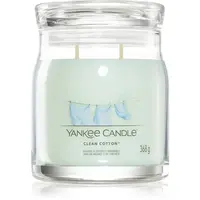 Yankee Candle Clean Cotton vonná svíčka Signature 368 g