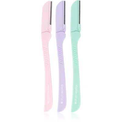 Brushworks Precision Eyebrow Razor Pastel břitva na obočí