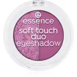 essence Soft Touch Duo oční stíny odstín 02 Berry Crush 1 g