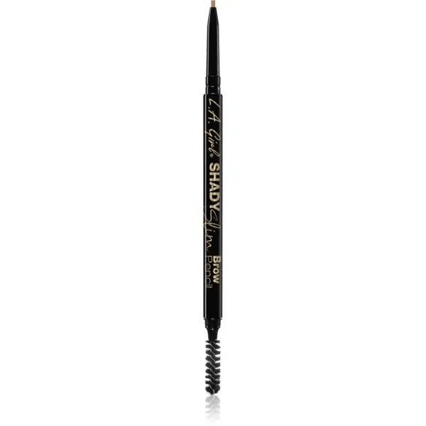 L.A. Girl Cosmetics Shady Slim automatická tužka na obočí s kartáčkem odstín Blonde 0.08 g