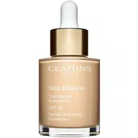 Clarins Skin Illusion Natural Hydrating Foundation rozjasňující hydratační make-up SPF 15 odstín 101W Linen 30 ml
