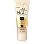 Eveline Cosmetics Satin Matt matující make-up se šnečím extraktem odstín 102 Vanilla 30 ml