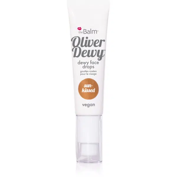 theBalm Oliver Dewy Face Drops tekutý rozjasňovač odstín Sun-Kissed 28 ml