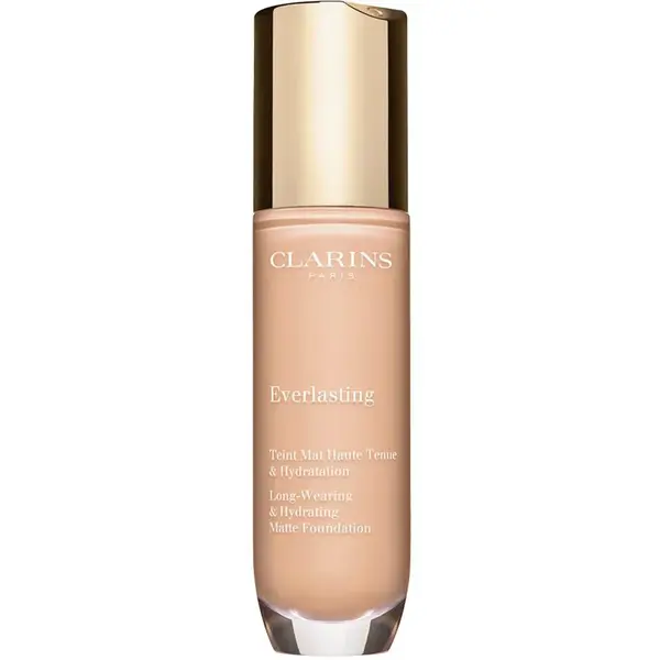 Clarins Everlasting Foundation dlouhotrvající make-up s matným efektem odstín 100C - Lily 30 ml