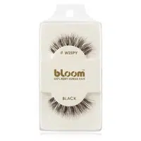 Bloom Natural nalepovací řasy z přírodních vlasů (Wispy, Black) 1 cm
