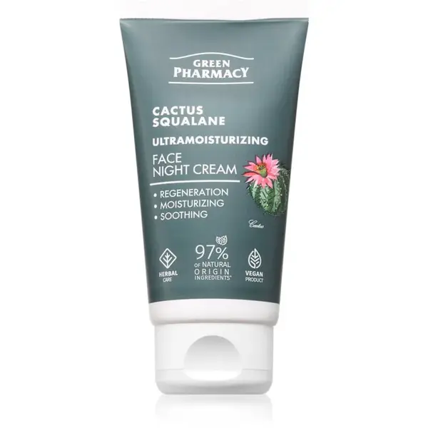 Green Pharmacy Cactus & Squalane Night Face Cream noční hydratační krém 50 ml