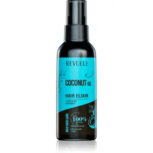Revuele Coconut Oil Hair Elixir bezoplachový elixír pro tepelnou úpravu vlasů 120 ml