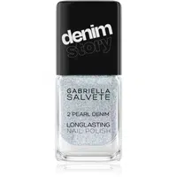 Gabriella Salvete Longlasting Enamel Denim Story dlouhotrvající lak na nehty odstín 02 Pearl Denim 11 ml
