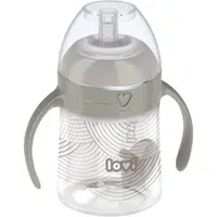LOVI First Cup hrnek s brčkem 150 ml