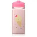 Saro Baby Thermos Bottle with Straw termoska s brčkem Pink 350 ml