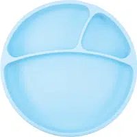 Minikoioi Puzzle Plate Blue dělený talíř s přísavkou 1 ks