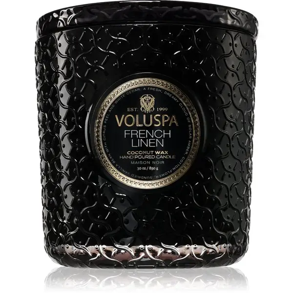 VOLUSPA Maison Noir French Linen vonná svíčka 850 g