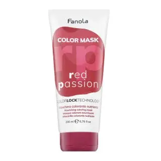 Fanola Color Mask vyživující maska s barevnými pigmenty pro oživení barvy Red Passion 200 ml