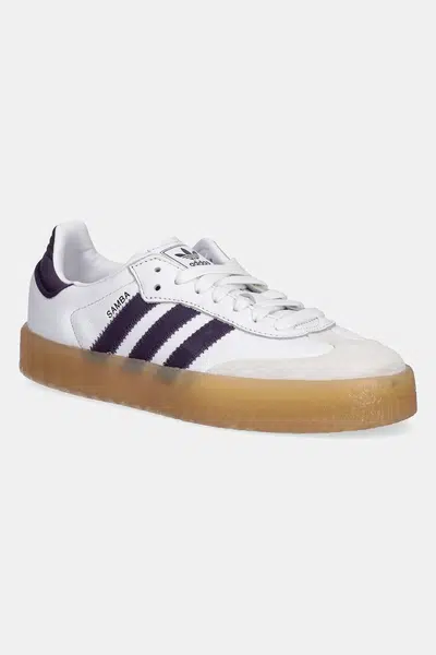 Kožené tenisky adidas Originals Sambae bílá barva, JS3941