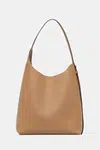 Kožená kabelka Tory Burch Romy Hobo béžová barva, 170964-227