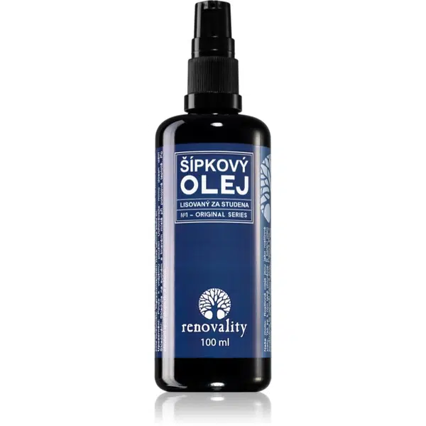 Renovality Original Series Šípkový olej lisovaný za studena olej pro suchou až velmi suchou pleť 100 ml