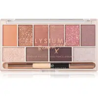MUA Makeup Academy Elysium Remastered paleta očních stínů 10 barev duo 17 g