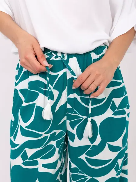 Pants-D73771M62237F-dark green