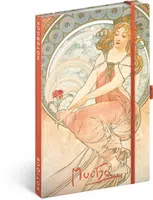 Notes Alfons Mucha - Malířství, linkovaný
