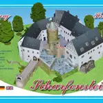 Hrad Scharfenstein - Stavebnice papírového modelu