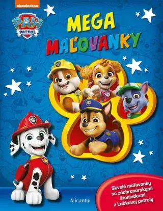 Labková patrola Mega maľovanky