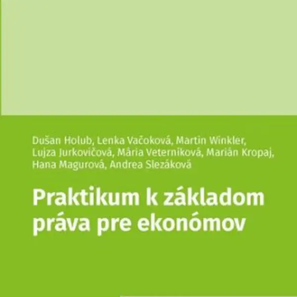 Praktikum k základom práva pre ekonómov - Martin Winkler, Dušan Holub, Lenka Vačoková