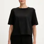 Bavlněné tričko Guess PEONY dámské, černá barva, V5YI10 I3Z14